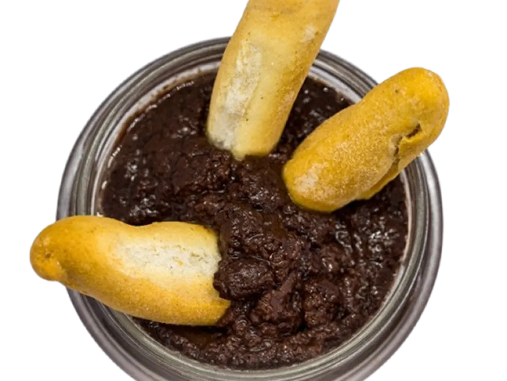 New La Conservera del Prepirineo Paté Vegetal de Olivas de Aragón con Cebolla - Pack 4 unidades