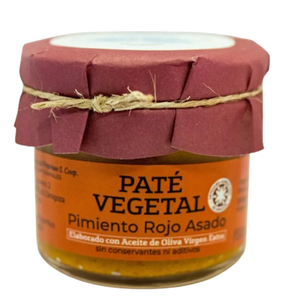 Hot La Conservera del Prepirineo Paté Vegetal de Pimiento rojo asado - Pack 4 unidades