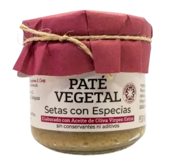 New La Conservera del Prepirineo Paté Vegetal de Setas con Especias - Pack 4 unidades
