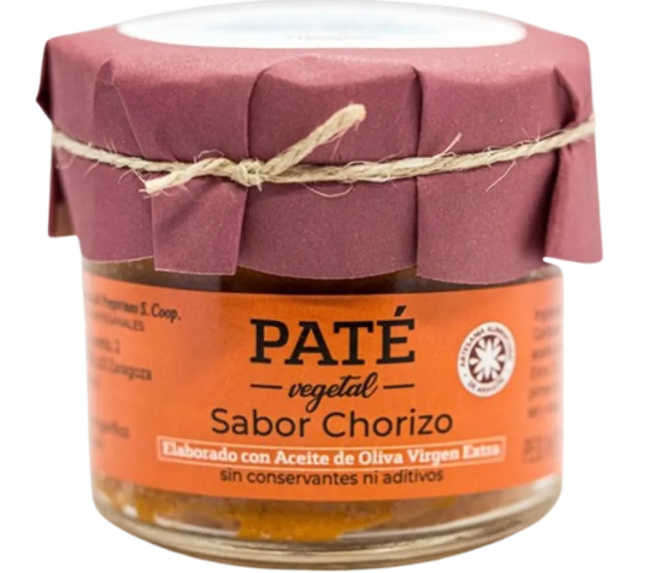 Paté Vegetal sabor Chorizo - Pack 4 unidades