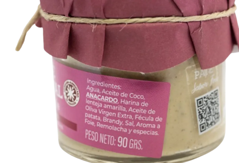 Paté Vegetal sabor Foie - Pack 4 unidades