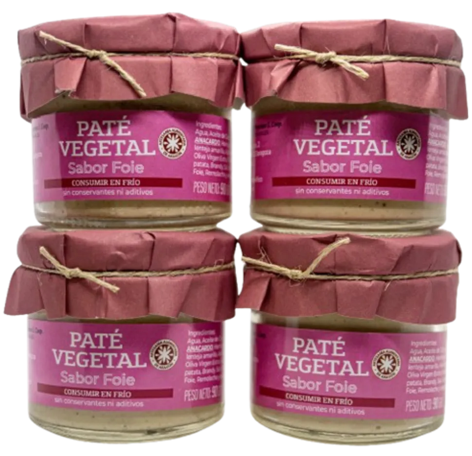 Paté Vegetal sabor Foie - Pack 4 unidades