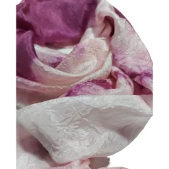 Outlet Odelutepa Pañuelo de seda natural efecto arrugado modelo Hermes Dimorfoteca