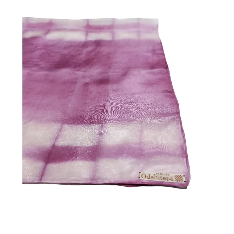 Pañuelo de seda natural modelo Hermes Petunia