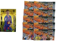Pedri Balón de Oro + 10 sobres normales Adrenalyn XL 2025 2026 Carta Colección Panini