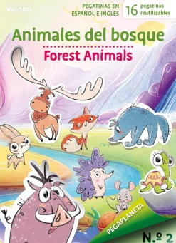Discount Cuentos con Valores PEGAPLANETA 2: Animales del bosque - Forest Animals