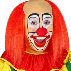 New Widmann Peluca de payaso con calva y pelo rojo