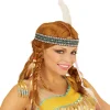 Peluca india chippewa con trenzas