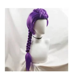 Hot Kebedo Moda Peluca K-pop Lila Trenza Larga