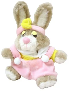 Online Working House Peluche Infantil Conejita vestido rosa pequeño