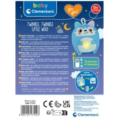Hot Clementoni Peluche Infantil Lobito Luminoso - Twinkle Twinkle -