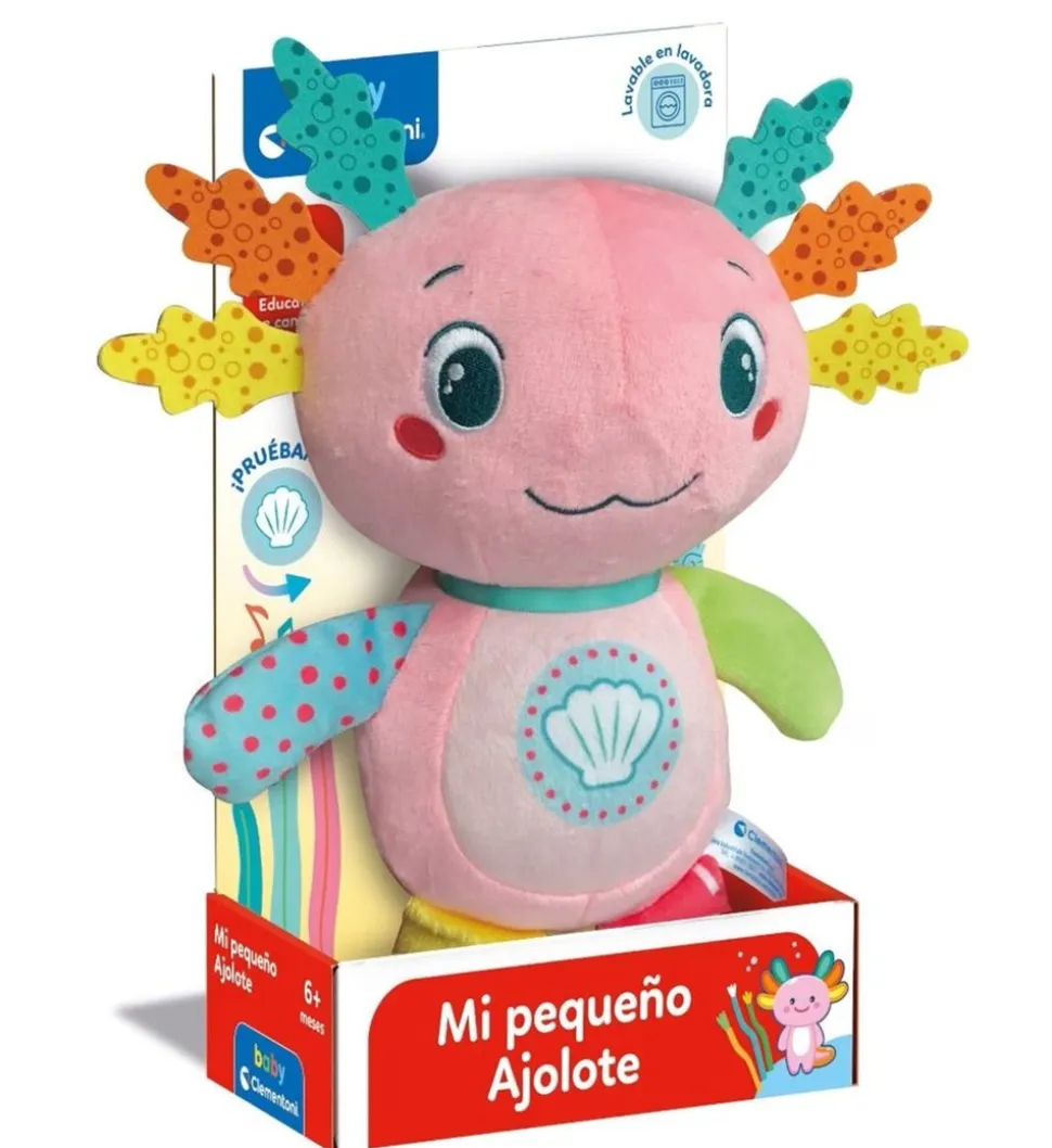 Peluche Infantil Mi Pequeño Ajolote - Clementoni