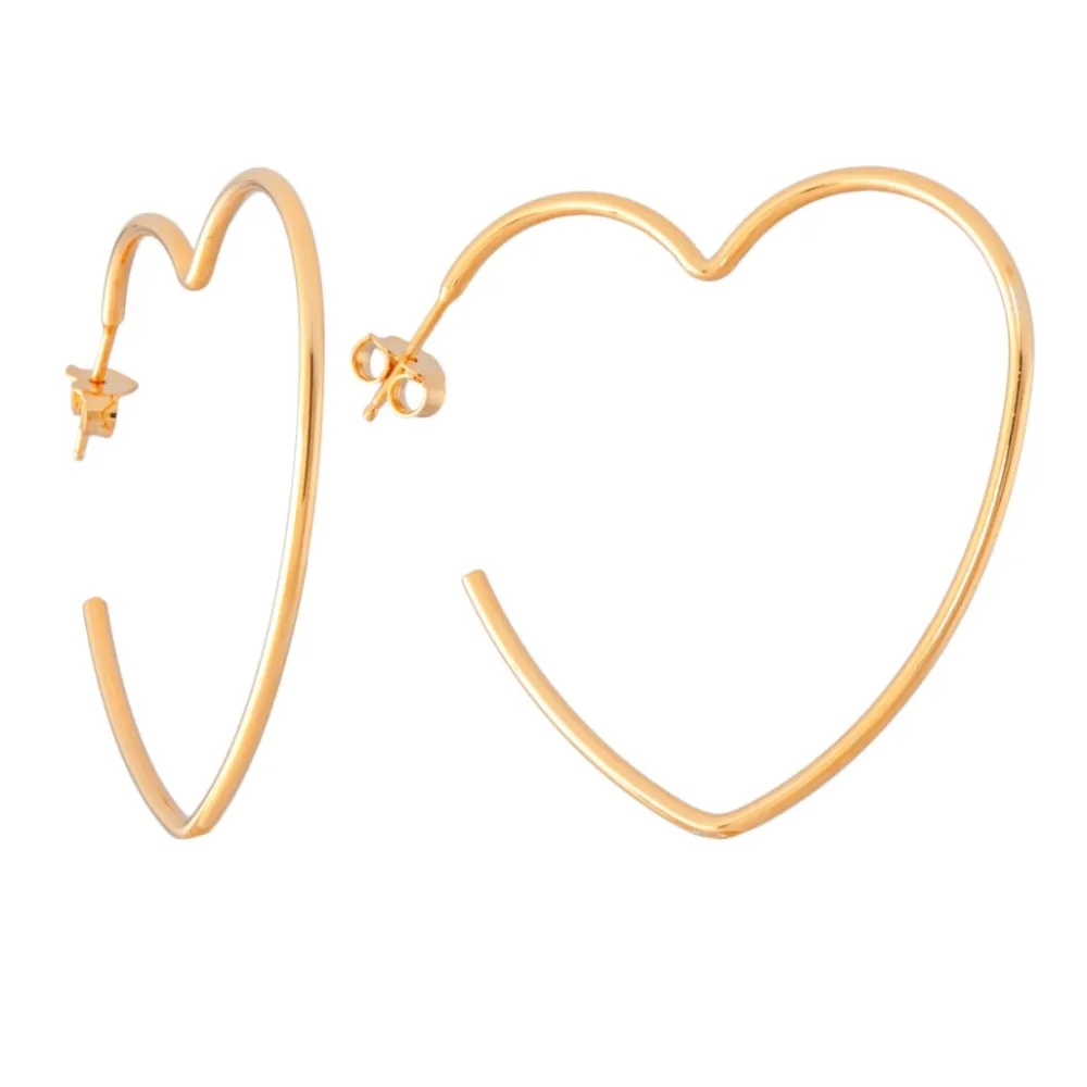 Sale Omar Joyas Rommy Pendientes Aro Corazón