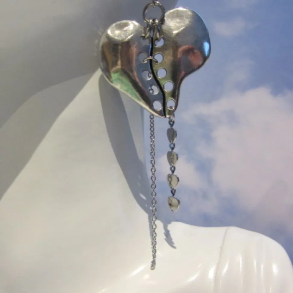 Pendientes corazones de zamak