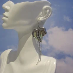 Pendientes corazones de zamak