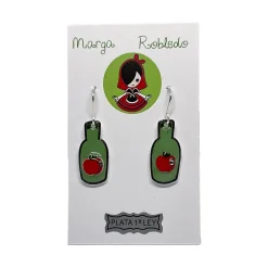 Pendientes de colgar botellas de sidra