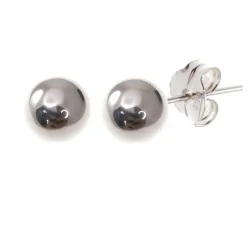 Sale Pendientes De Plata Bola 12 Mm.