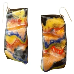 Sale FuegoArte Pendientes esmaltados al fuego
