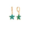 Pendientes Estrella esmeralda
