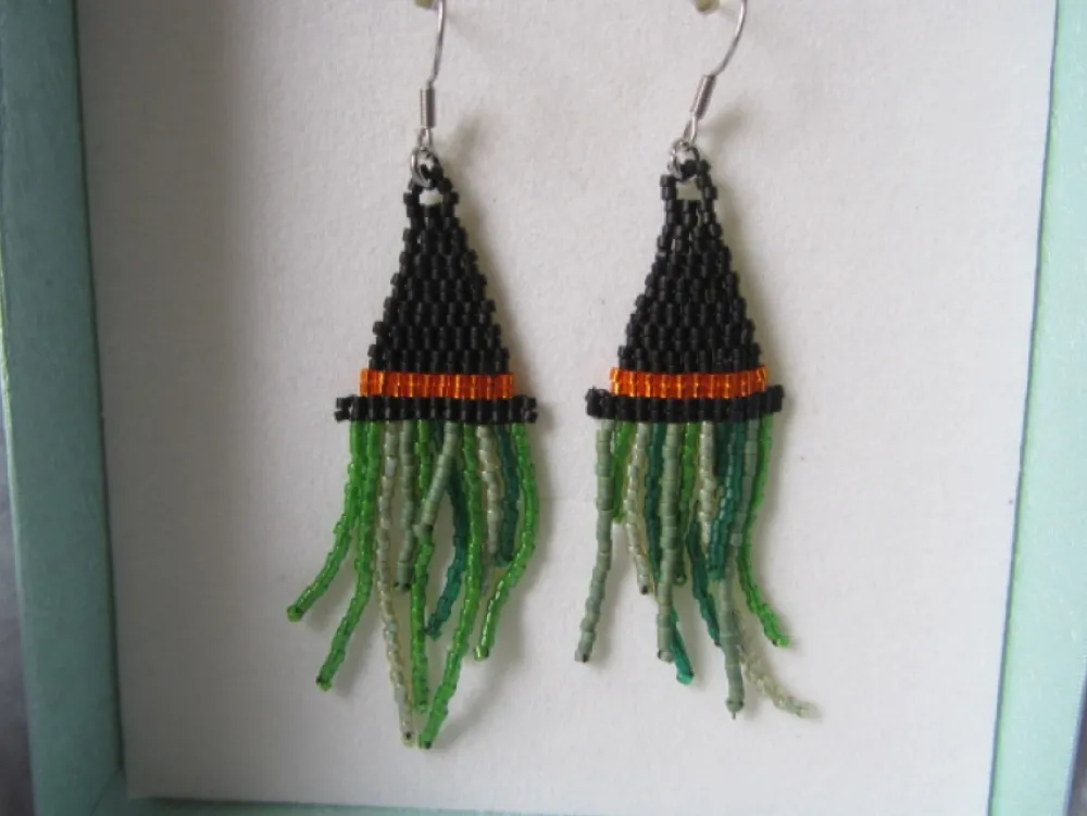 Online Che Carino Art Pendientes Halloween sombrero de bruja