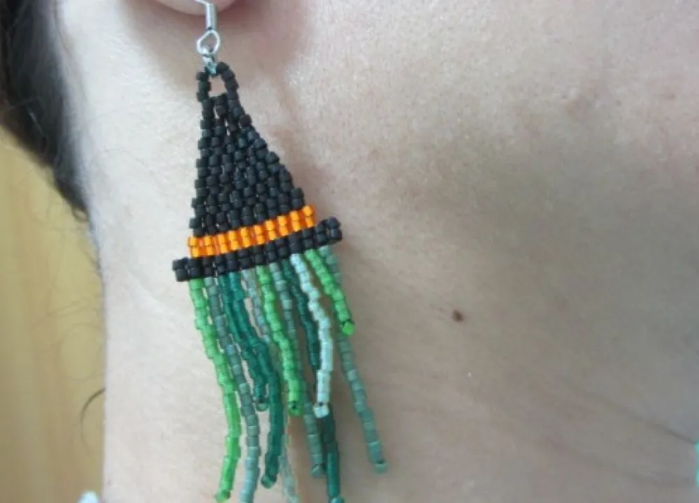Online Che Carino Art Pendientes Halloween sombrero de bruja