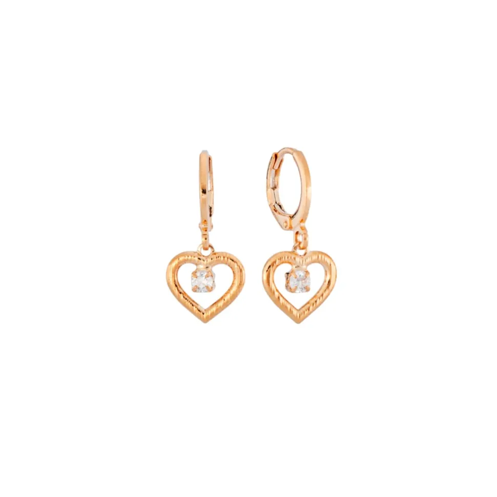 Pendientes infantiles Corazón radiante