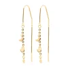Outlet Omar Joyas Rommy Pendientes Largos chapado oro 18k