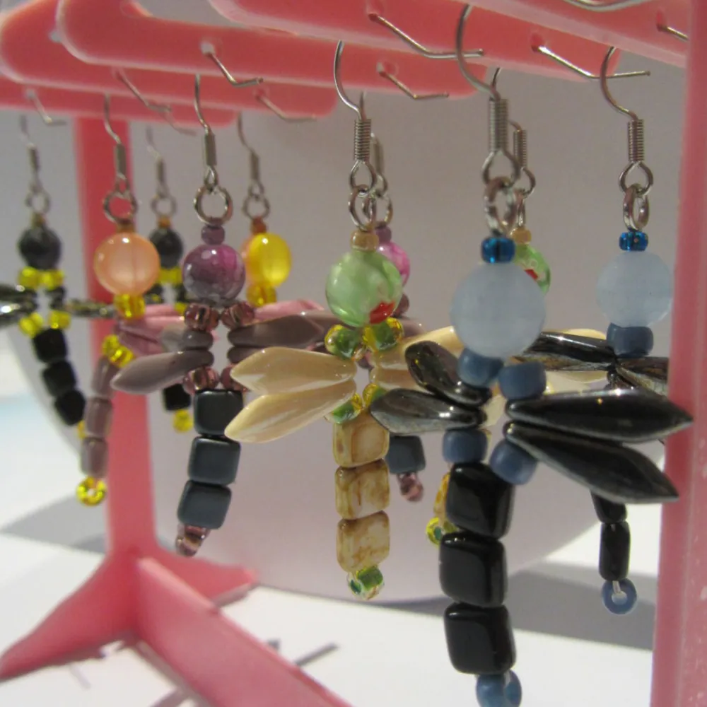 Che Carino Art Pendientes Libélulas