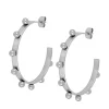 Online Eriety Jewels Pendientes Semi aro con bolitas