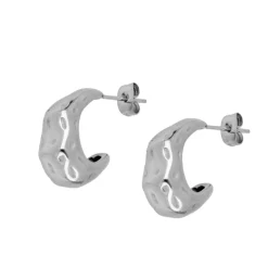 Hot Eriety Jewels Pendientes semi aro en acero