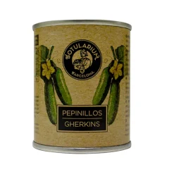 Pepinillos Botularium. Pack de 10 latitas minibar