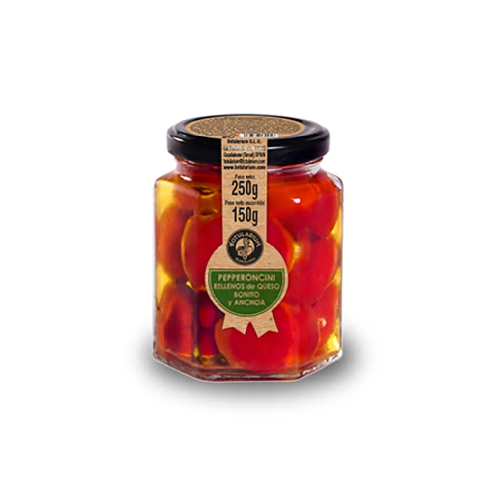 New Botularium Pepperoncini rellenos de bonito, queso y anchoa (pack de 2 unidades de 250g)