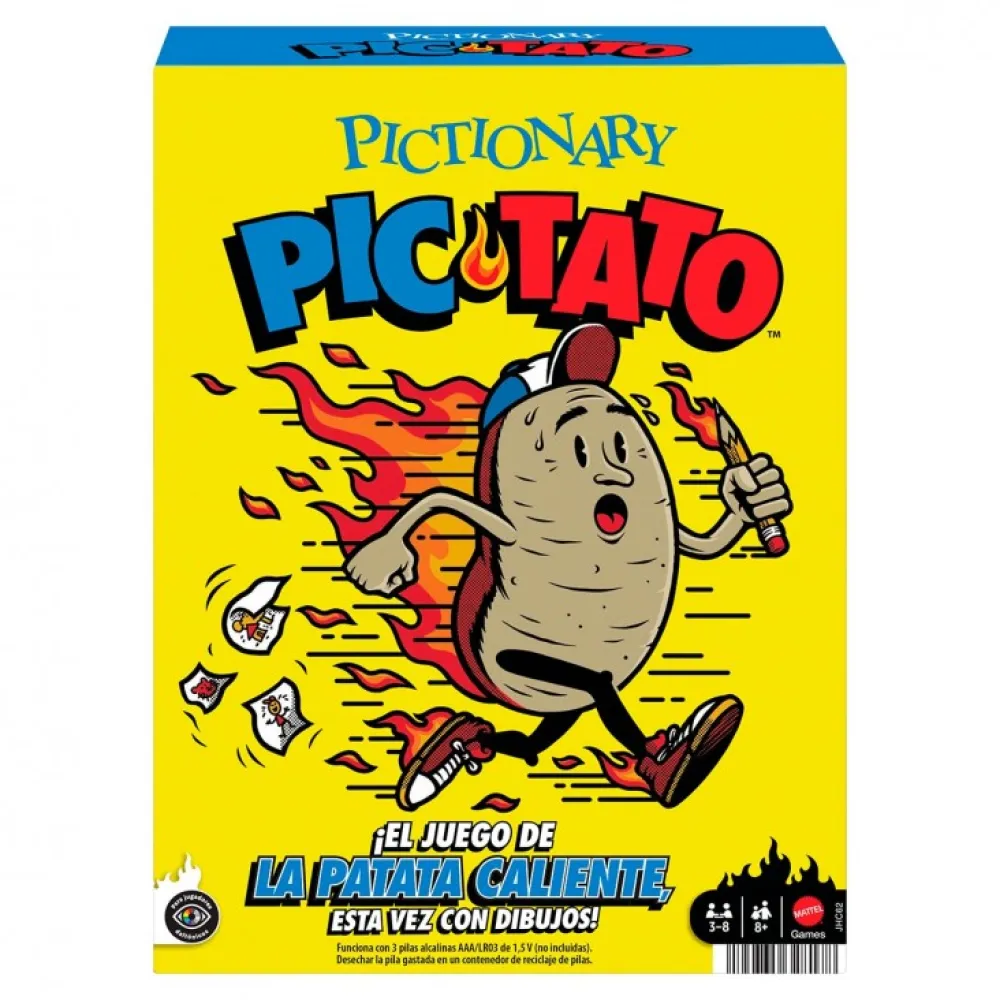 Hot Mattel Pictionary Pictato en castellano de Games