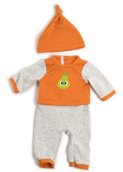 Outlet Miniland Pijama invierno naranja (38 cm)