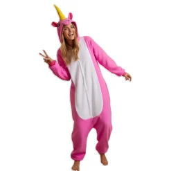 New Kebedo Moda Pijama Mono Enterizo Unicornio Rosa Mujer