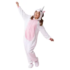 Pijama Mono Enterizo Unicornio Blanco Mujer