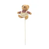 Pincho madera peluche osita