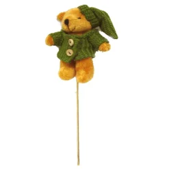 Sale Working House Pincho Paño Peluche Osito Oso Abrigo gorro verde