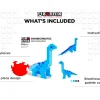 Pix Brix Pixel Art Puzzle Ladrillos – Serie Dinosaurio Brachiosaurus