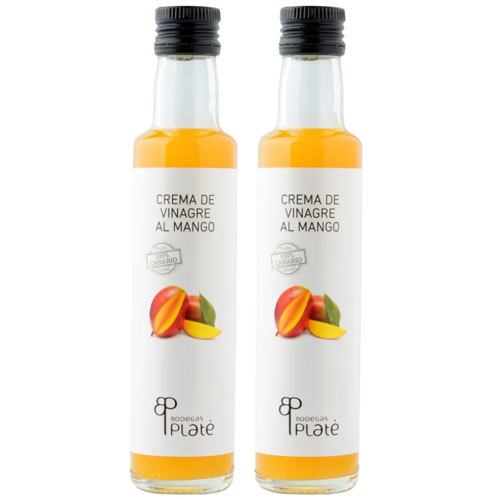 Platé Crema de vinagre Mango 2x25 cl.