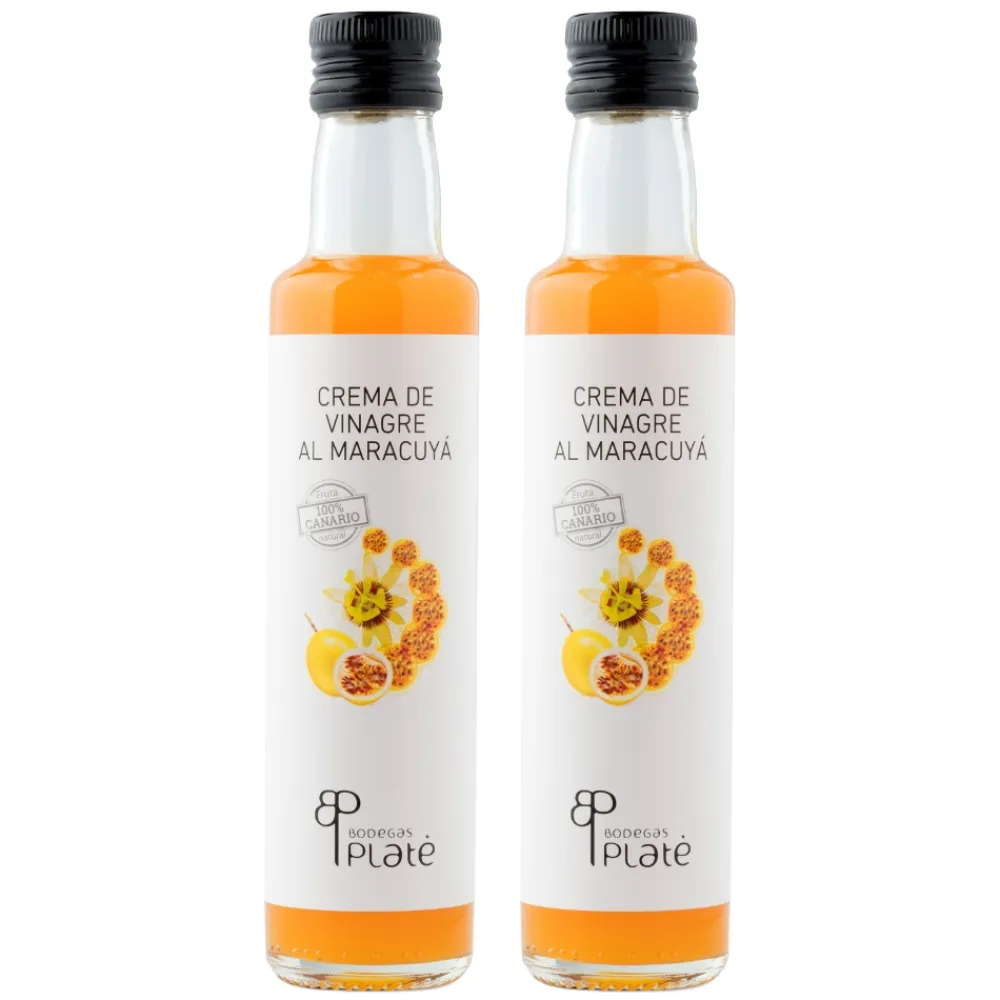 Best Bodegas Platé Platé Crema de vinagre Maracuyá 2x25 cl.