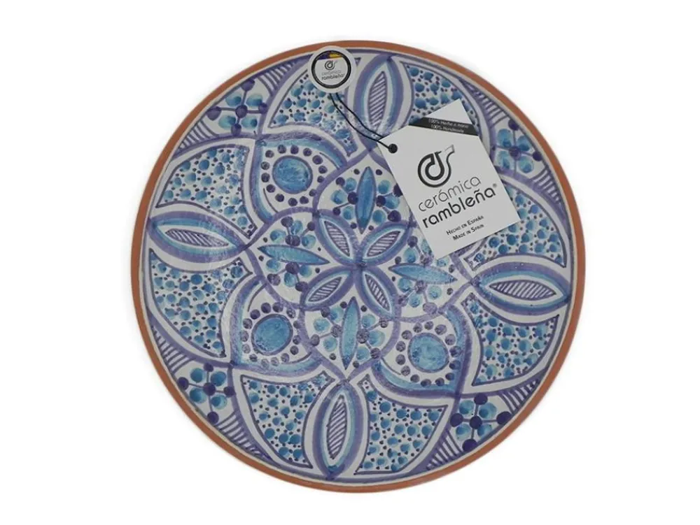 Online Cerámica Rambleña Plato decorativo - 35x35x4.5 cm - Plato pared Modelo 01|L