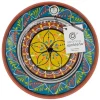 Outlet Cerámica Rambleña Plato decorativo - 21x21x4.5 cm - Plato pared Modelo 11|S