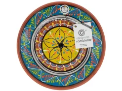 Outlet Cerámica Rambleña Plato decorativo - 21x21x4.5 cm - Plato pared Modelo 11|S