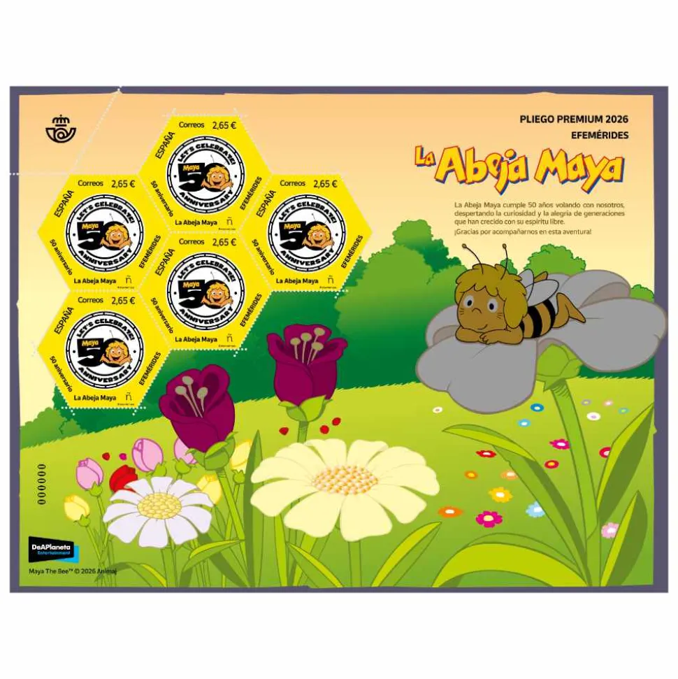 Pliego Premium 50 aniversario La Abeja Maya