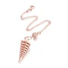 New Creatulote Péndulo en espiral en color oro rosa - Aproximadamente 225x2.5 mm