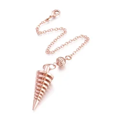 New Creatulote Péndulo en espiral en color oro rosa - Aproximadamente 225x2.5 mm
