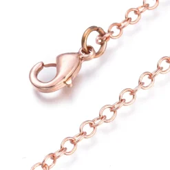 New Creatulote Péndulo en espiral en color oro rosa - Aproximadamente 225x2.5 mm
