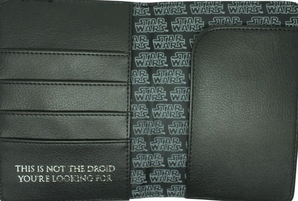 Porta pasaporte Darth Vader de Star Wars negra - Oficial