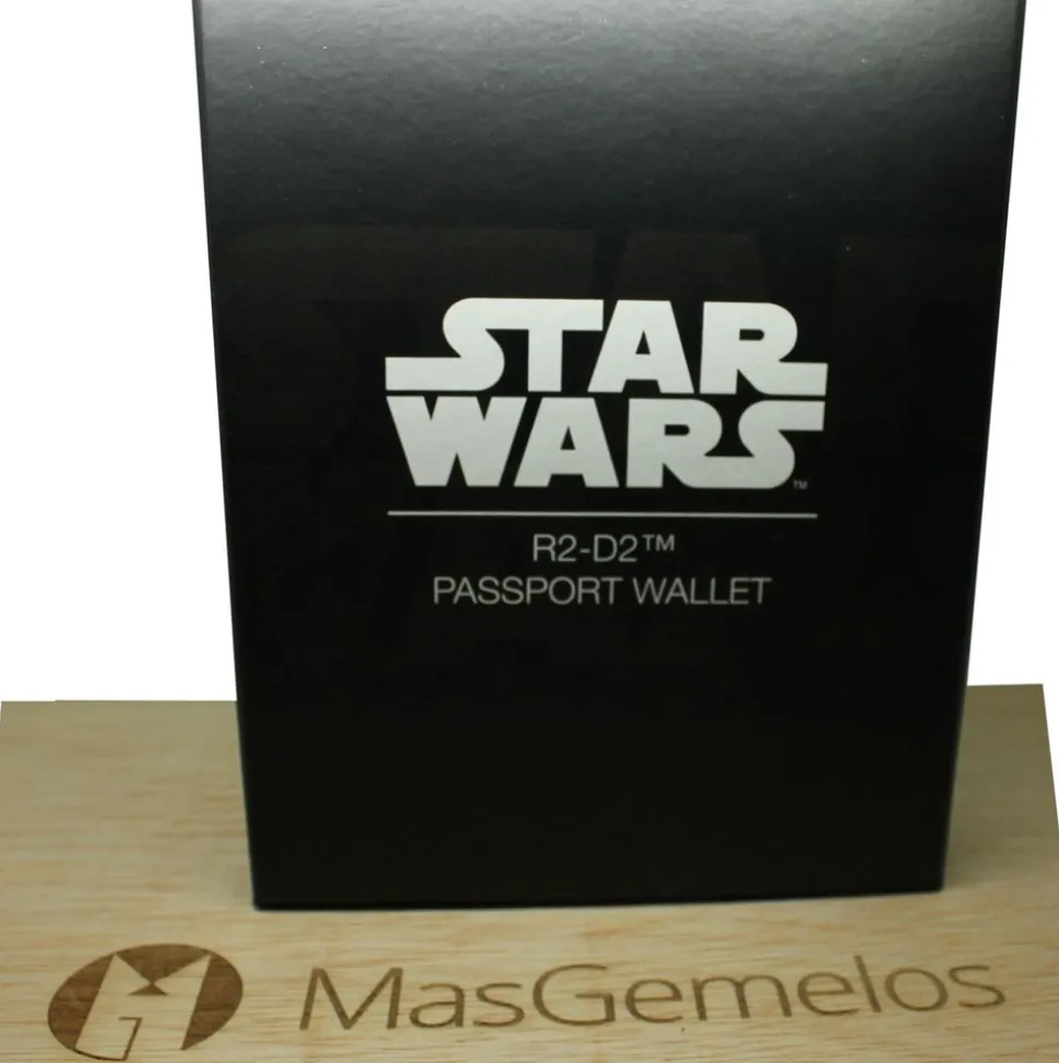 Porta pasaporte R2 D2 de Star Wars Azul - Oficial